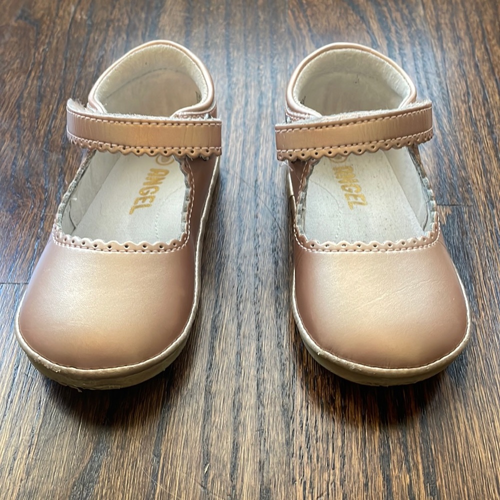 L’amour Angel Baby rose gold Cara shoes